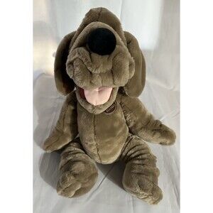 Vintage 1981 Wrinkles Dog Hand Puppet 18"Plush The Heritage Collection Ganz Bros